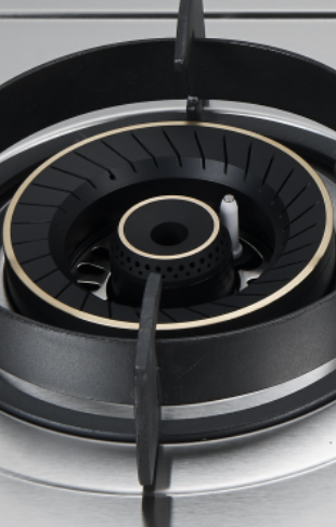 2 Burner Tabletop Stainless Steel Gas Stove LPG/NG with Cast Iron Pan Support for Hotel | CHEFF