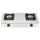 2 Burner Stainless Steel Tabletop Gas Stove LPG/NG with Cast Iron Burner for Commercial Use | CHEFF