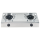 2 Burner Stainless Steel Tabletop Gas Stove LPG/NG with Cast Iron Burner for Home Use | CHEFF
