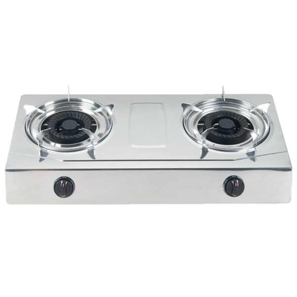 Кухонная техника, высококачественная кухонная плита из нержавеющей стали, 2 конфорки, газовая плита