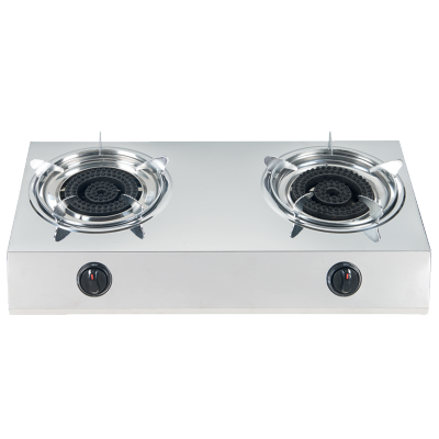 Wholesale Home Cooktop Stainless Steel Cooker Gas Stove 2 Burner Table Gas Range
