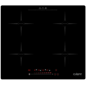 Electric Induction Cooker Bulit-in 4 Burner High Heating Protection Touch Panel