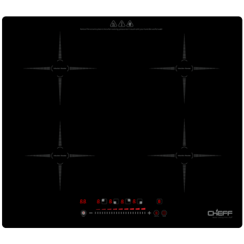 Electric Induction Cooker Bulit-in 4 Burner High Heating Protection Touch Panel