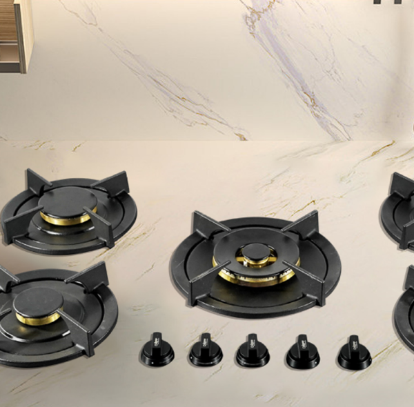 OEM ODM Manufacturer Sintered Stone Countertops 5 Modular Integrated Gas Burners