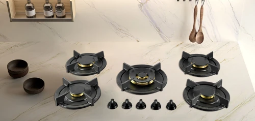 OEM ODM Manufacturer Sintered Stone Countertops 5 Modular Integrated Gas Burners