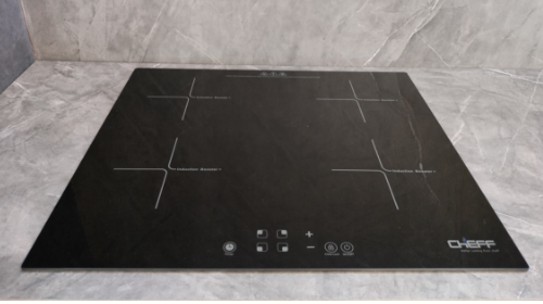 How are the burners installed into the countertop?