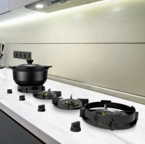 Kitchen Sintered Stone Countertop Integrated Modular 4 Burners Gas Hob Supplier