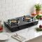 2 Burner 7MM Tempered Glass Tabletop Gas Cooker LPG/NG with Brass Burner Cap for Family | CHEFF