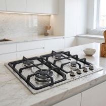 4 Burner Stainless Steel Built-in Gas Stove LPG/NG Kitchen Cooktop for Household Cooking | CHEFF
