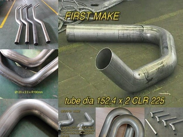 Bossray 159mm tube bending machines