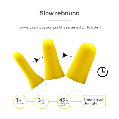 Wholesale Foam Earplugs ES3003 for Sleeping|Customize Hearing Protection Foam Earplugs Manufacturer