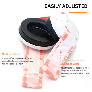 OEM Elastic headband Baby Ear Muffs ES3315 for Sleeping|Customize Infant Ear Muff for noise Supplier