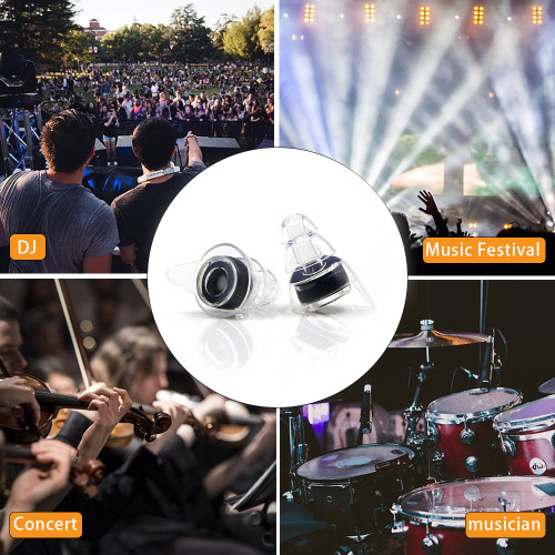 OEM Silicone Earplugs ES3119 Apply to Concert|Customized Musician Filter Earplug Supplier