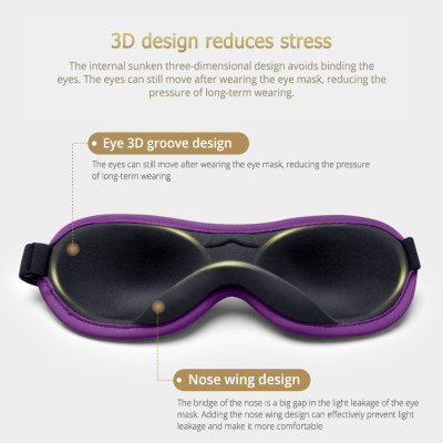 Wholesale 3D Eye mask EM002 For Sleeping Supplier|Shading Light Eye masks Manufacturer