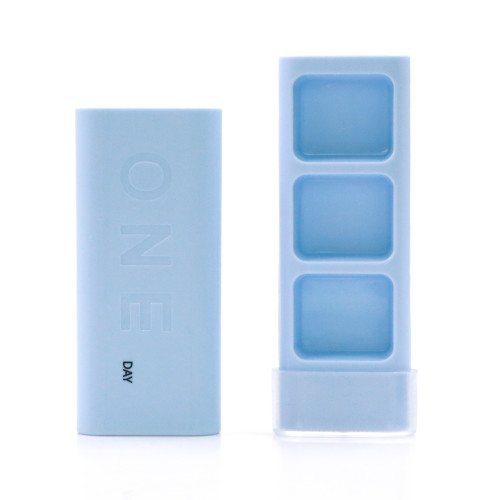 Wholesale Three Grid Medicine Box ED201 For Take Pills|Portable Medicine Box Manufacturer
