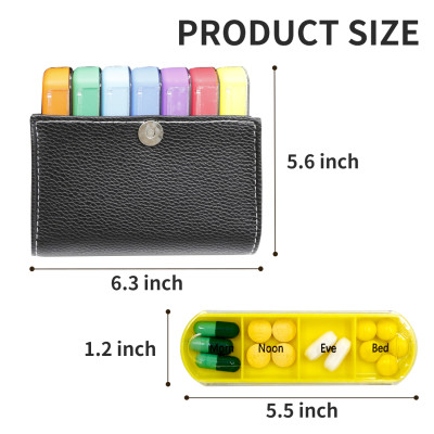 Wholesale 7 Day Medicine Box EW102 For Take Pills|Portable Medicine Box Manufacturer