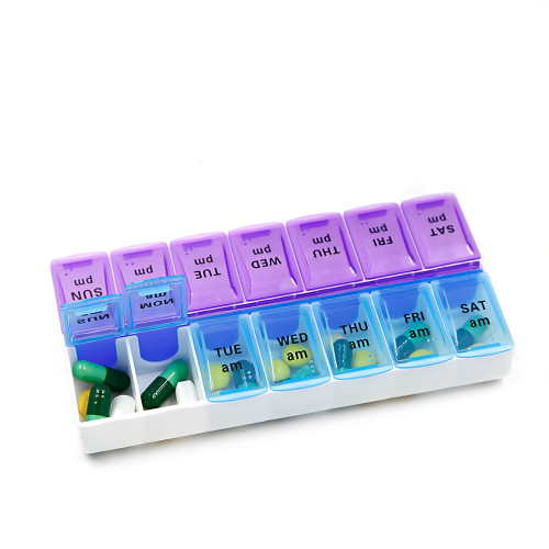 Wholesale Weekly Medicine Box EW104 For Take Pills|Portable Medicine Box Manufacturer