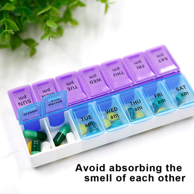 Wholesale Weekly Medicine Box EW104 For Take Pills|Portable Medicine Box Manufacturer