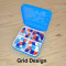 Wholesale Four Grid Medicine Box ED202 For Take Pills|Portable Medicine Box Manufacturer