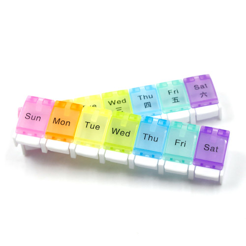 Wholesale Weekly Medicine Box EW105 For Take Pills|Portable Medicine Box Manufacturer