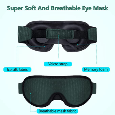 Wholesale 3D Grid Eye mask EM006 For Sleeping Supplier|Shading Light Eye masks Manufacturer