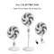 New Design Wholesale 18 Inch Electric Stand Fan 3 In 1 with remote | Manufacture Plastic Pedestal Fan With 85W Powerful Wind