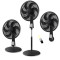 SIBOLUX 18 Inch Electric Fan 3 In 1 with Remote | Plastic Pedestal Fan With 85W Powerful Wind