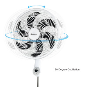 Household 18 inch 3 in 1 electric plastic stand fan cooling floor fan summer wall fan | Powerful wind 85W