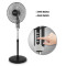 Outstanding 16 Inch Plastic Stand Fan with matt colour | Household 16 inch indoor Pedestal Fan
