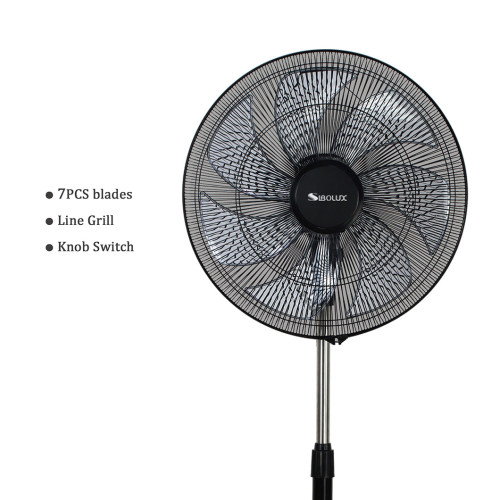 18 inch Powerful Industrial Cooling Pedestal Fan | 18 inch High Velocity Metal Grill Standing Fan With 100W Big Power