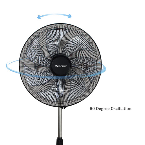 18 inch Powerful Industrial Cooling Pedestal Fan | 18 inch High Velocity Metal Grill Standing Fan With 100W Big Power