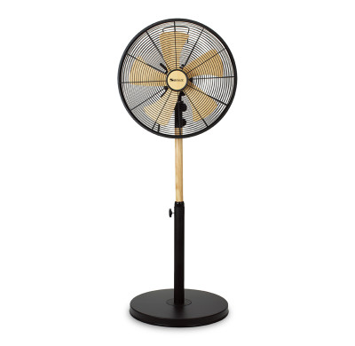 Retro 16 Inch Metal Stand Fan | Classic Indoor 16 Inch Metal Pedestal Fan With Round Base