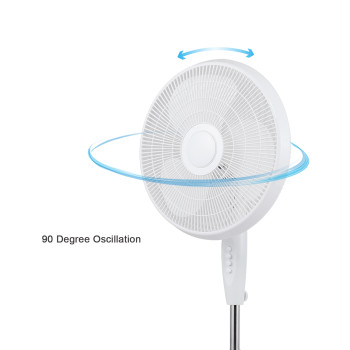 SIBOLUX Ventilador 16 Inch Cooling Electric Pedestal Fan | Portable 16 inch Plastic Stand Fan