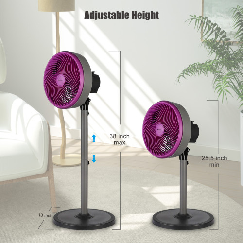 12 inch high speed stand fan With Oscillation | Adjustable 12 inch metal stand fan