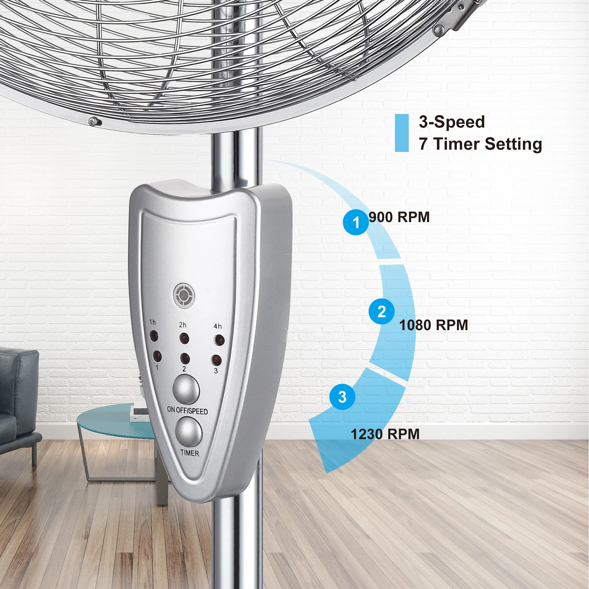 Sibolux-Timer Fucation of 18 inch stand fan (FD-40MR)