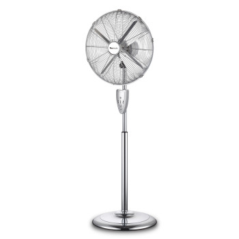 SIBOLUX 16 Inch Metal Stand Fan With Remote | 16 Inch retro pedestal fan | Velocity fan with timer