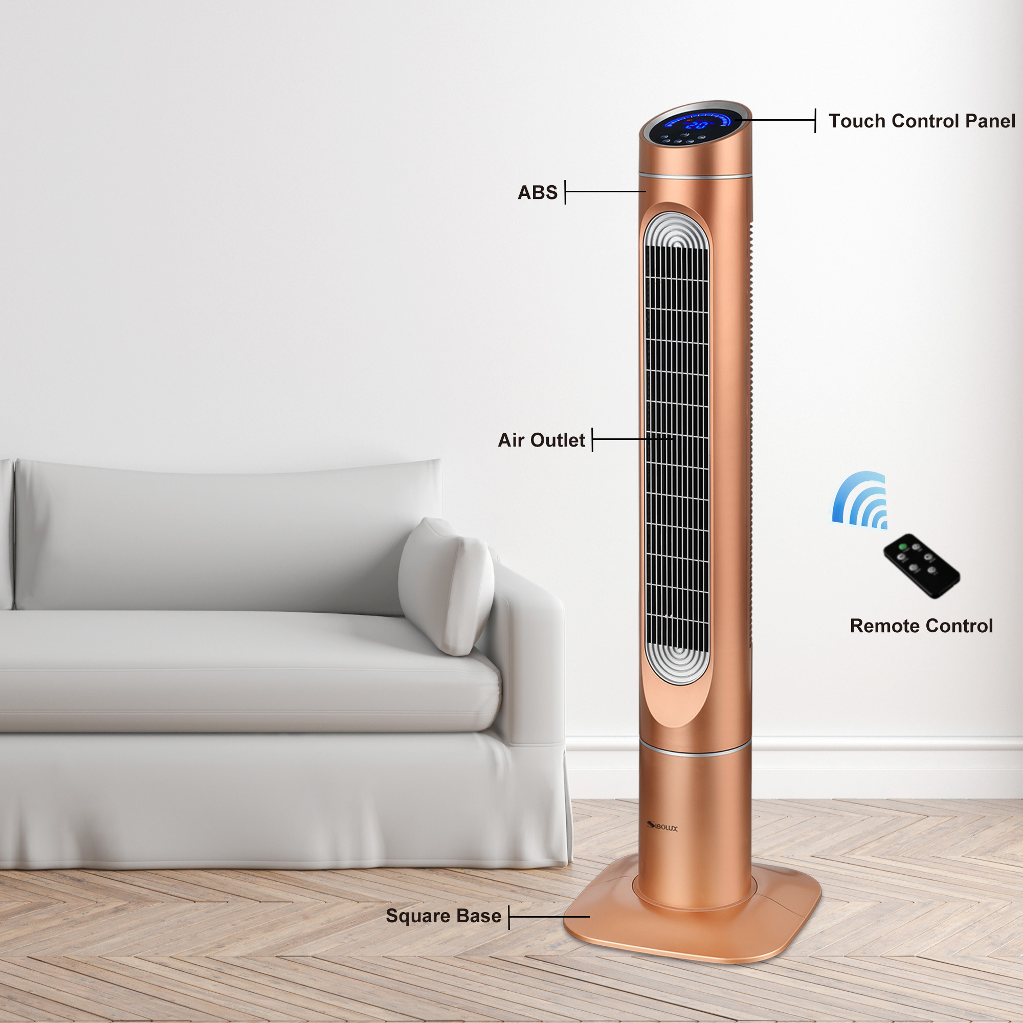 50 inch Tower fan with remote control TF-50R