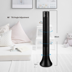 Sibolux Oscillating 36 inch Tower Fan | 50W Electric Bladeless Fan | Cooling Tower Fan For Office and Home