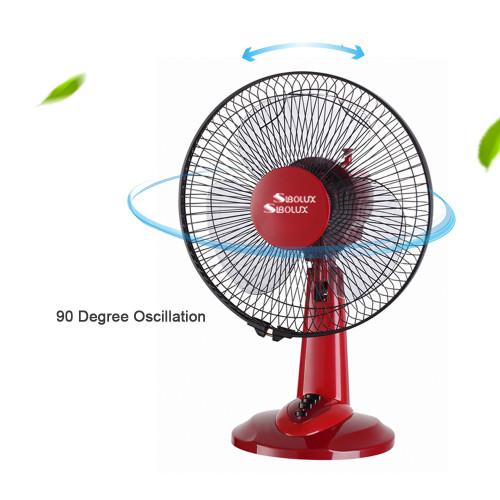 Popular 12 Inch Plastic Desk Fan | Indoor 12 Inch Plastic Table Fan | For Office and Living Room