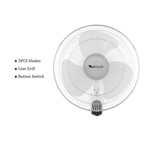 16 Inch Wall Fan With Remote Control | With Panel Control | Suit For Household And Hotel