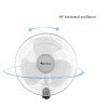 16 Inch Wall Fan With Remote Control | Wall Mount Fan With Panel Control | Digital Household Wall Mount Fan