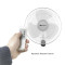 SIBOLUX 16 Inch Wall Fan With Remote Control | Wall Fan With Panel Control | Digital Wall Fan
