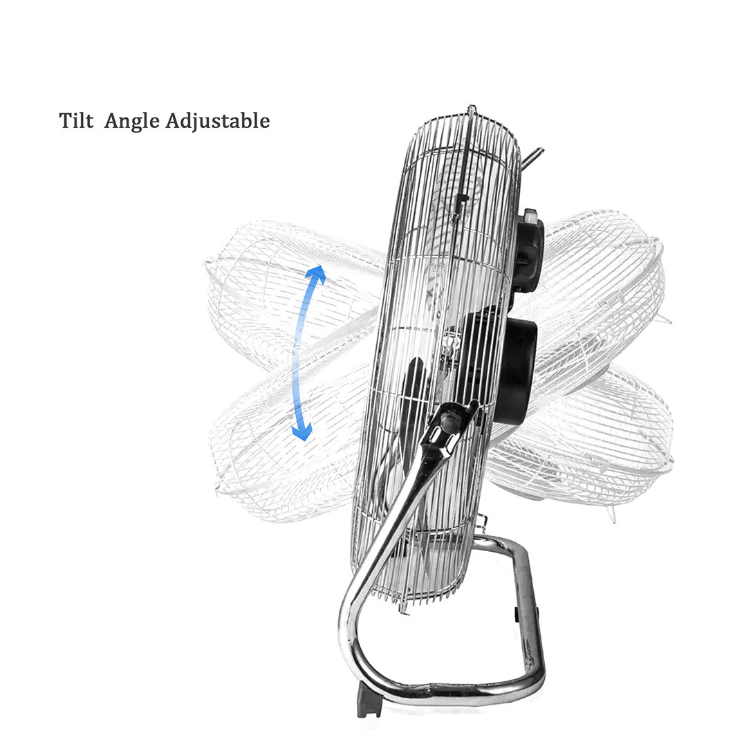 Tilt Adjustable 20 Inch Metal Floor Fan FE-50A