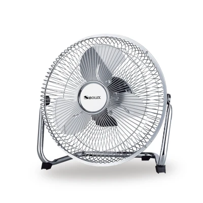 Ventilateur de sol en métal 4/6/9 pouces avec base tubulaire en U | Circulation d'air avec climatiseur | Ventilateur d'usine