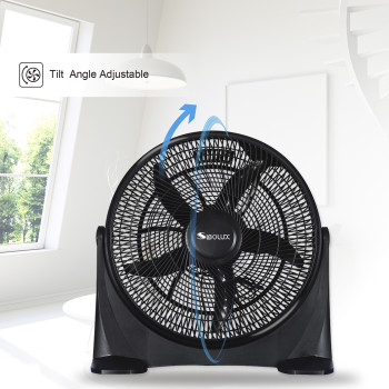 Digital 20 Inch Plastic Box Fan With Remote | Electric Turbo Fan With Remote |  Powerful Floor Fan