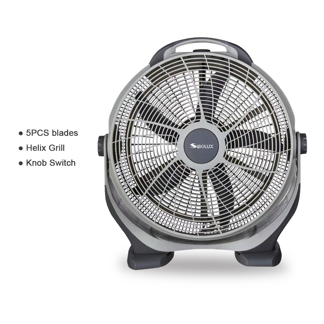 Sibolux KYT-501 20-Inch Plastic Electric Box Fan 