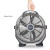 20 Inch Portable Desk Fan | Big Power | Electric Table Fan | Air Cooler Box Fan