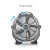 20 Inch Portable Desk Fan | Big Power | Electric Table Fan | Air Cooler Box Fan