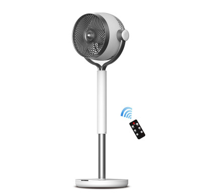 9 Inch Quiet Floor Fans With Remote | Oscillating Pedestal Fan With DC Motor | Air Circulator Standing Fan