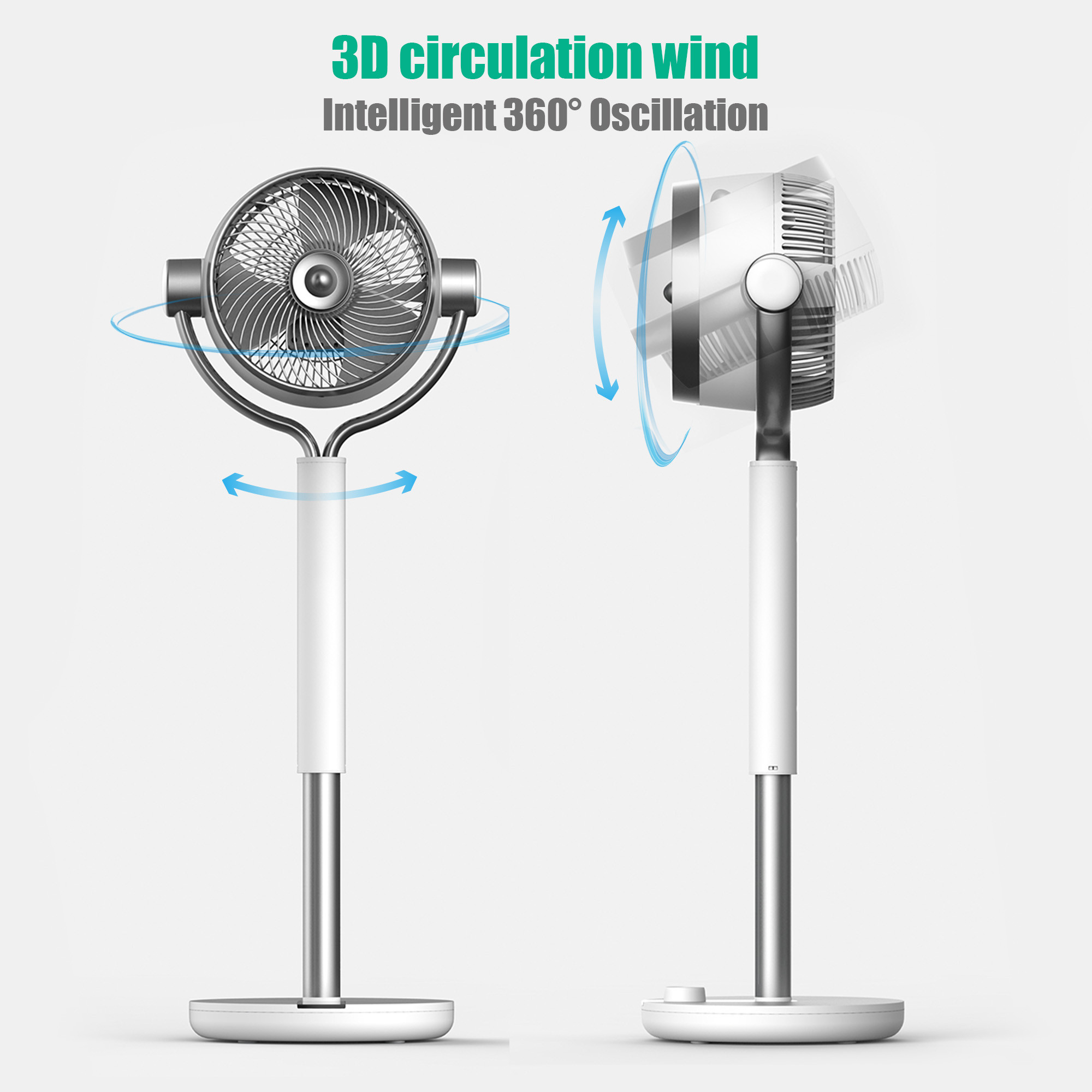 Sibolux - 360 degree oscillation stand fan (FA23-YG002R)